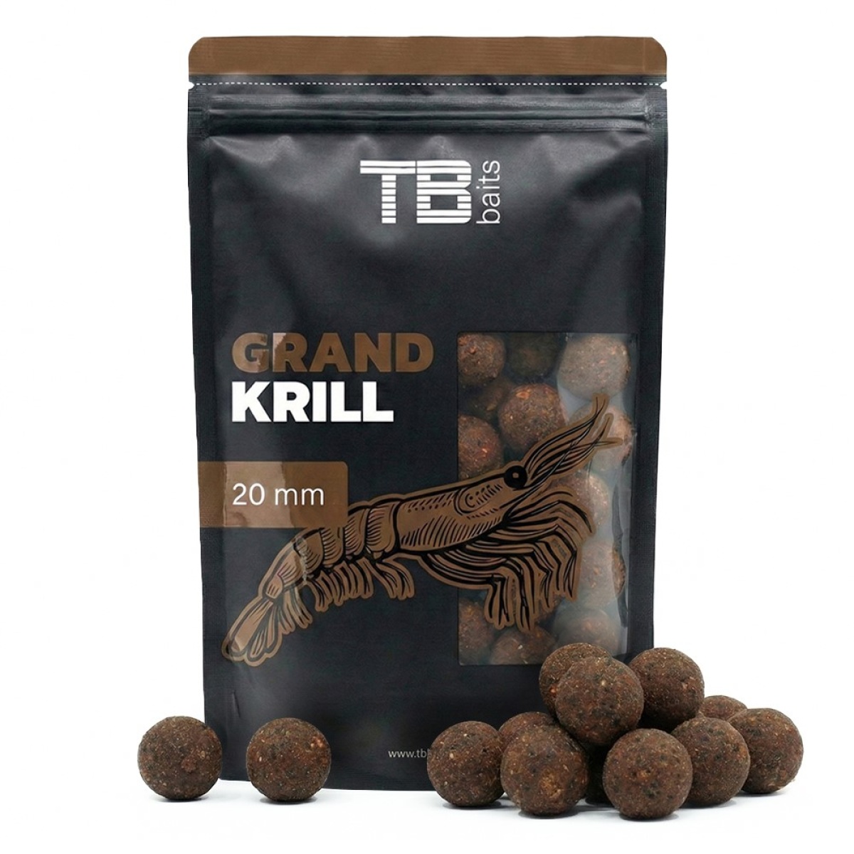 TB Baits Grand Krill Boilievelikost 16mm / 250g - MPN: TB00873 - EAN: 8596601008733