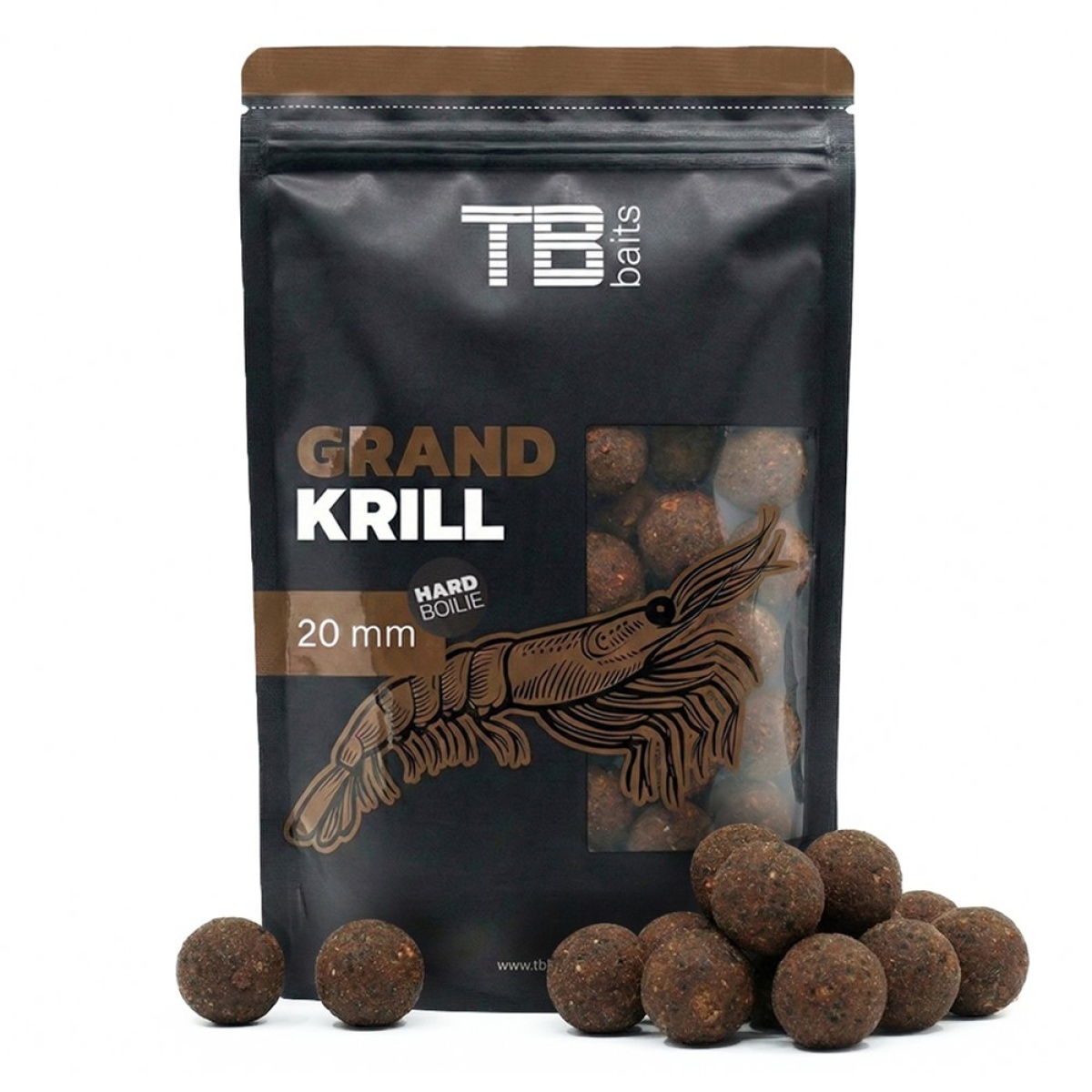 TB Baits Grand Krill HARD Boiliesméret 20mm / 250g - MPN: TB00881 - EAN: 8596601008818