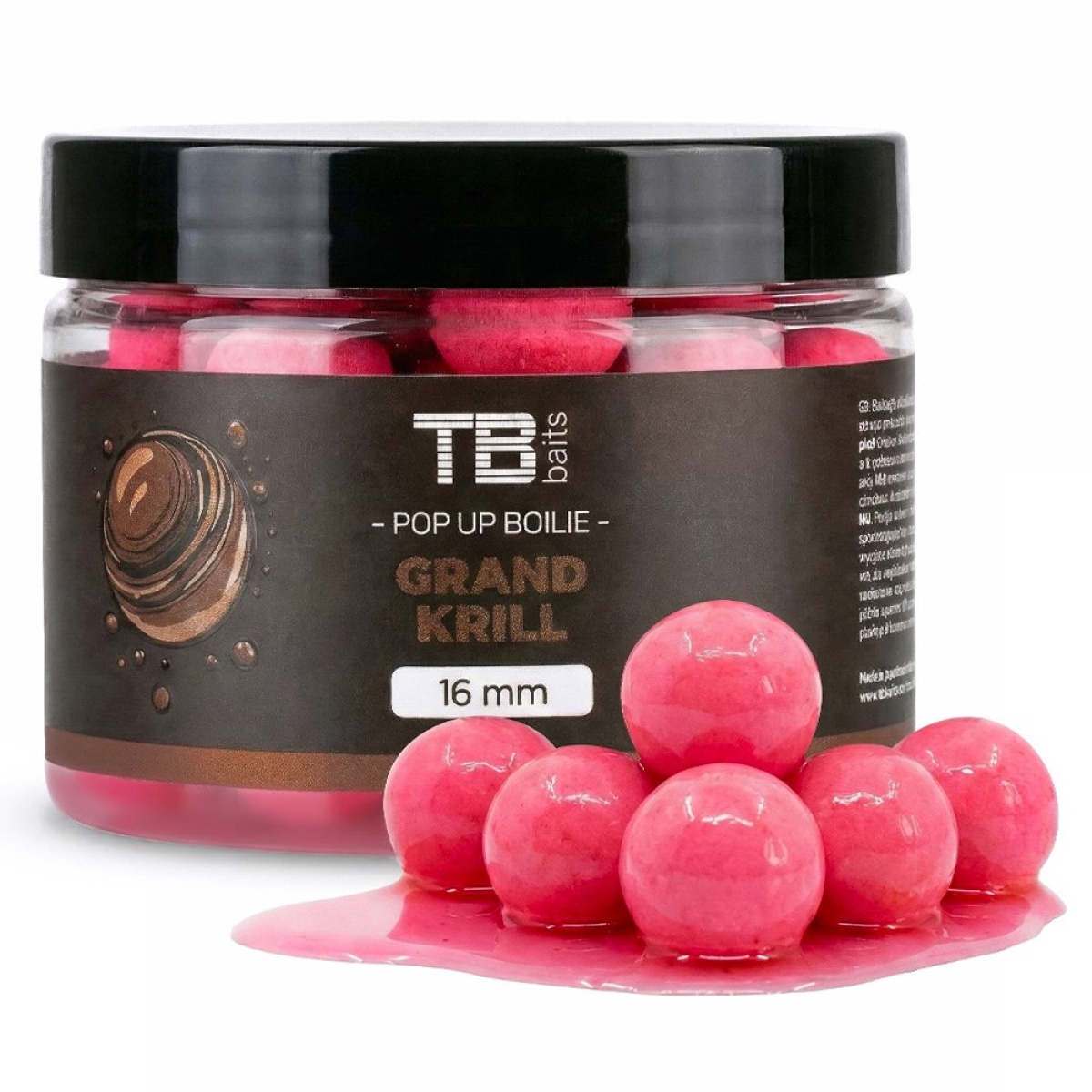 TB Baits Pop-Up Grand Krill + NHDCtaille 12mm / 50g - MPN: TB00890 - EAN: 8596601008900