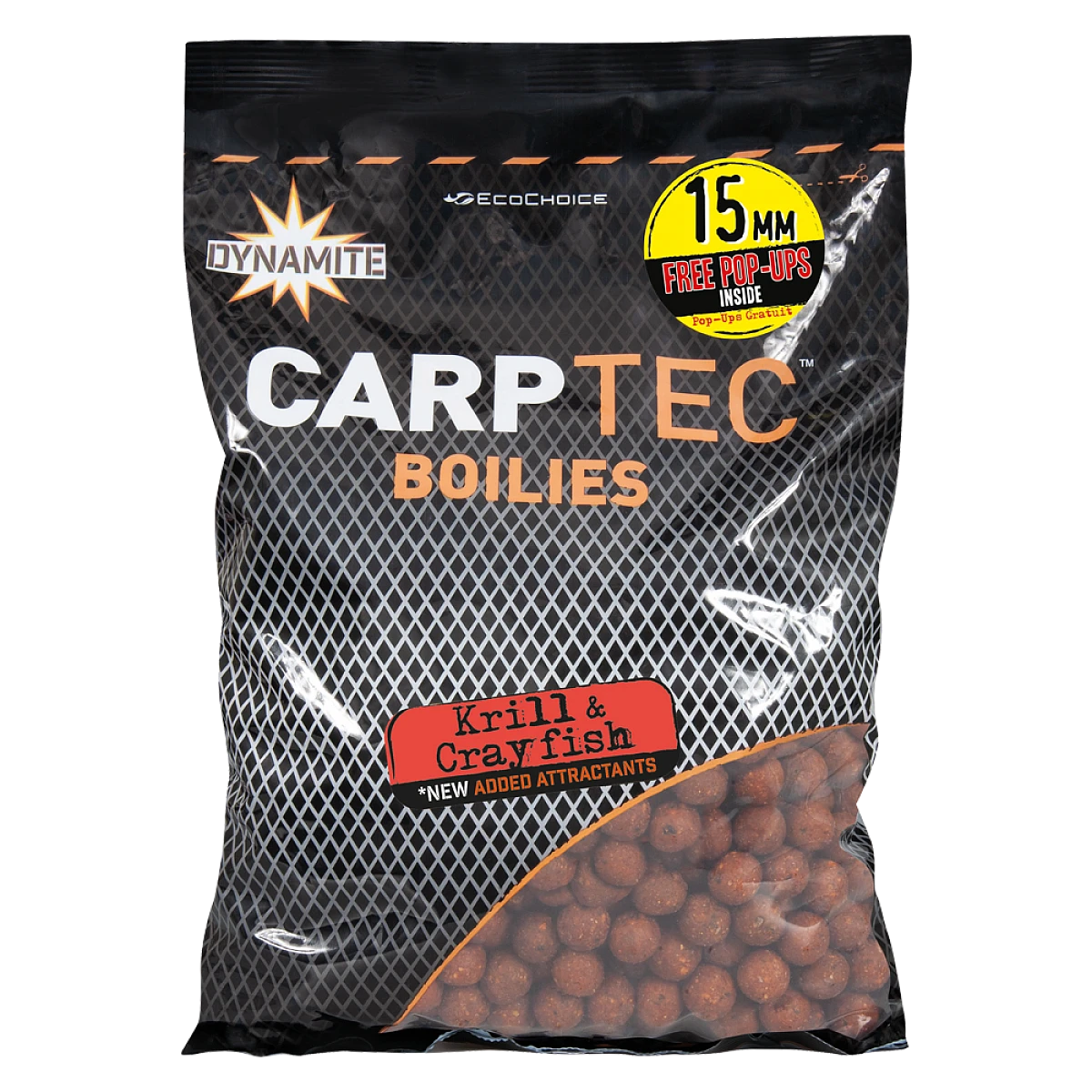DynamiteBaits Carp Tec Boilies - Krill & Crayfishmărimea 15mm / 1.8kg - MPN: DY1772 - EAN: 5031745227242