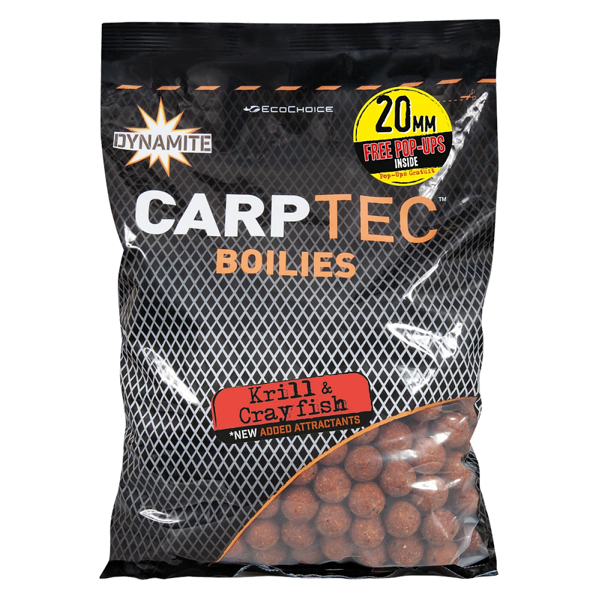 DynamiteBaits Carp Tec Boilies - Krill & Crayfishmărimea 20mm / 1.8kg - MPN: DY1773 - EAN: 5031745227266