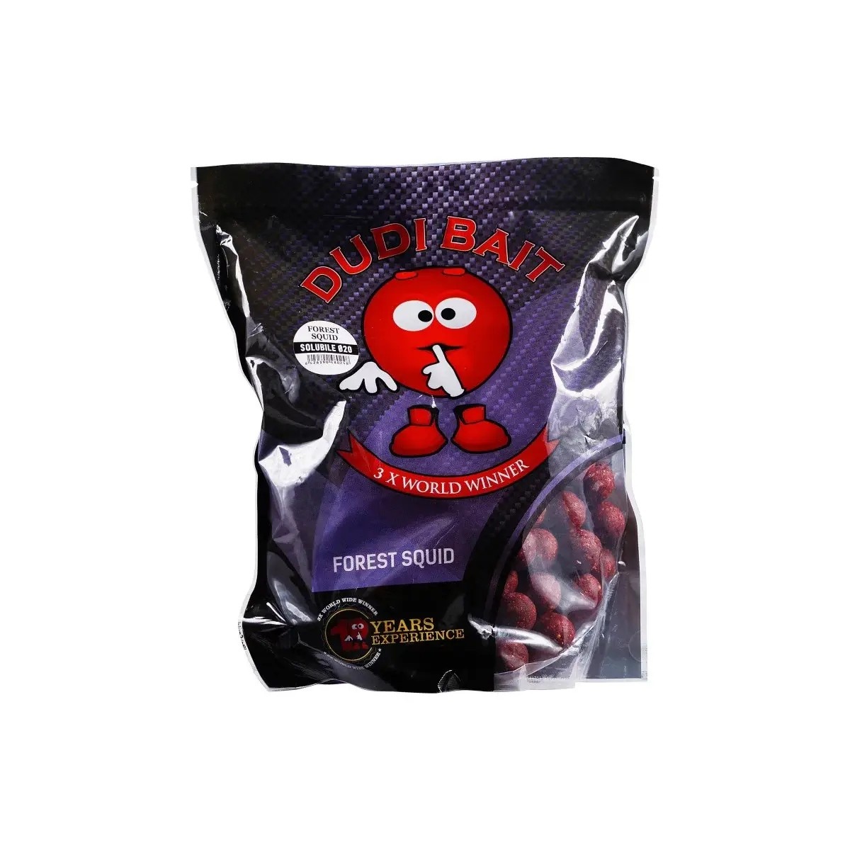 DUDI BAIT Forest Squid SOLUBLE Boilies 1kgdimensione 16 mm / 1 kg - MPN: DB019 - EAN: 6426390480231