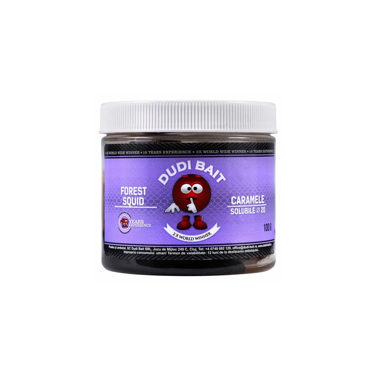 DUDI BAIT Forest Squid Soluble Hookbaits  tamaño 16mm - MPN: DBH34 - EAN: 6426390480446
