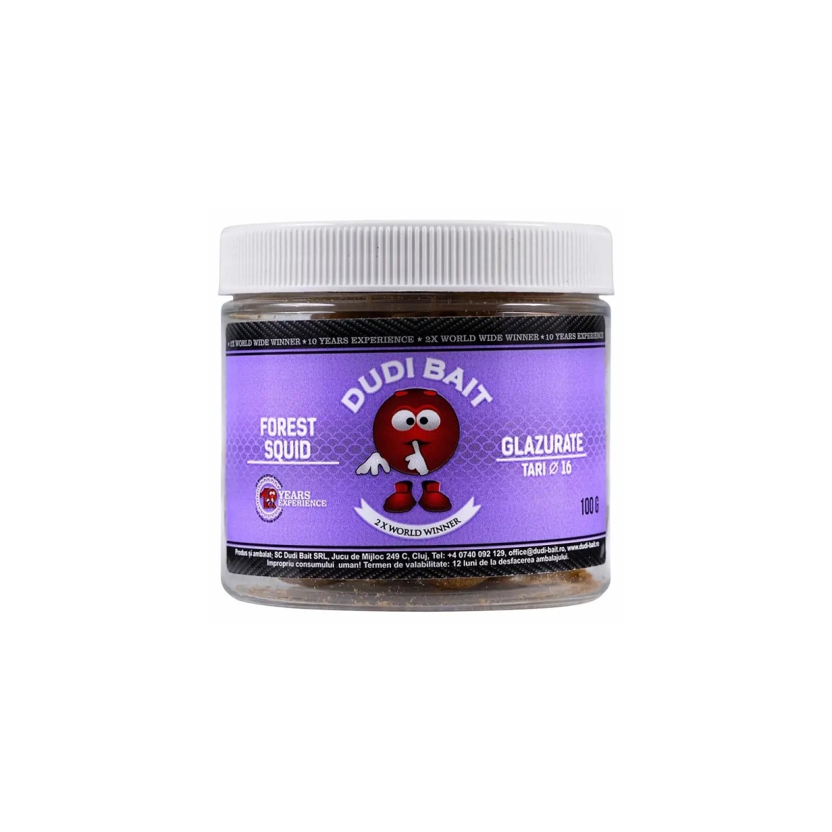 DUDI BAIT Forest Squid Glazurate TARI Hookbaitsméret 16mm - MPN: DBH37 - EAN: 6426390480477
