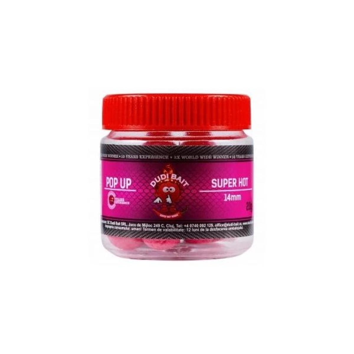 DUDI BAIT Super Hot Pop Up dydis 8mm (dumbels) - MPN: DBP55 - EAN: 6426390481887