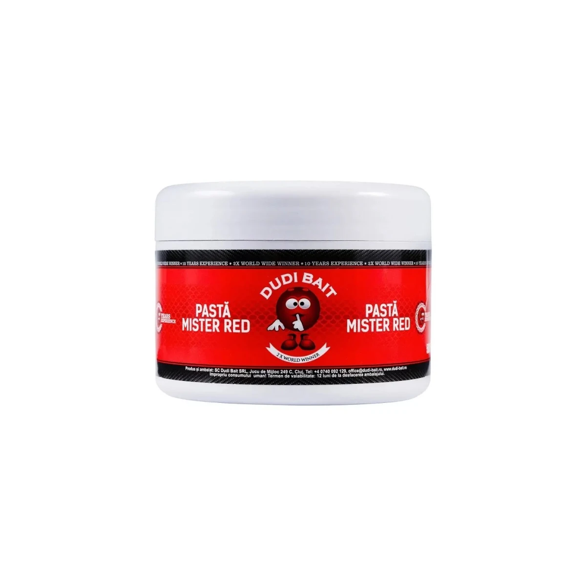 DUDI BAIT Pasta Mister Red Super Hotpackaging 500 g - MPN: DBP116 - EAN: 6426390480750