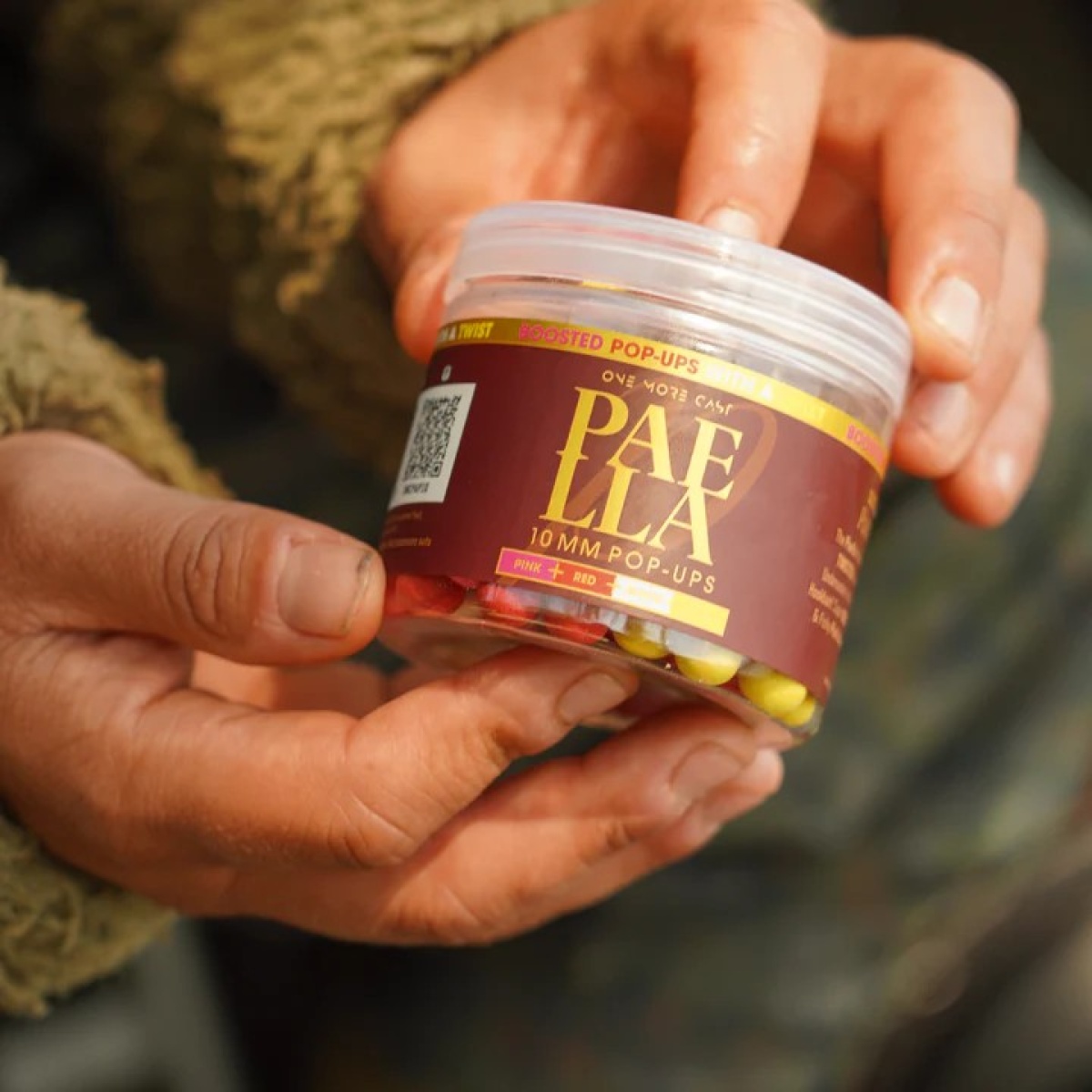 One More Cast Paella Boosted Fluoro Pop-ups 10mm Mixeddydis 10mm - MPN: OMCPAP10 - EAN: 5060939135834