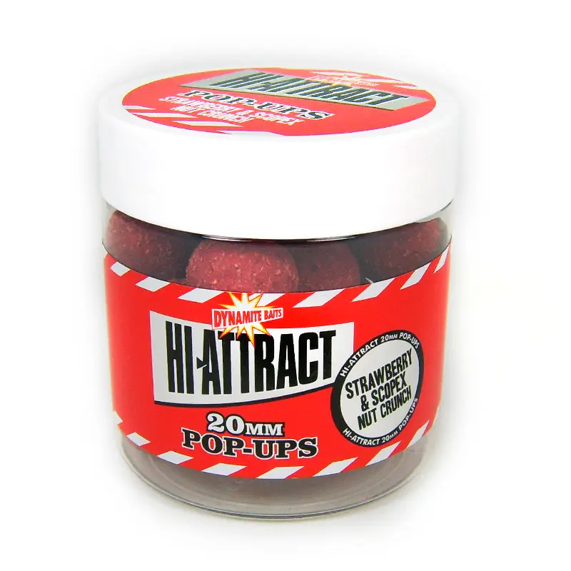 DynamiteBaits Pop-Ups Strawberry & Scopex Nut Crunchmărimea 20 mm