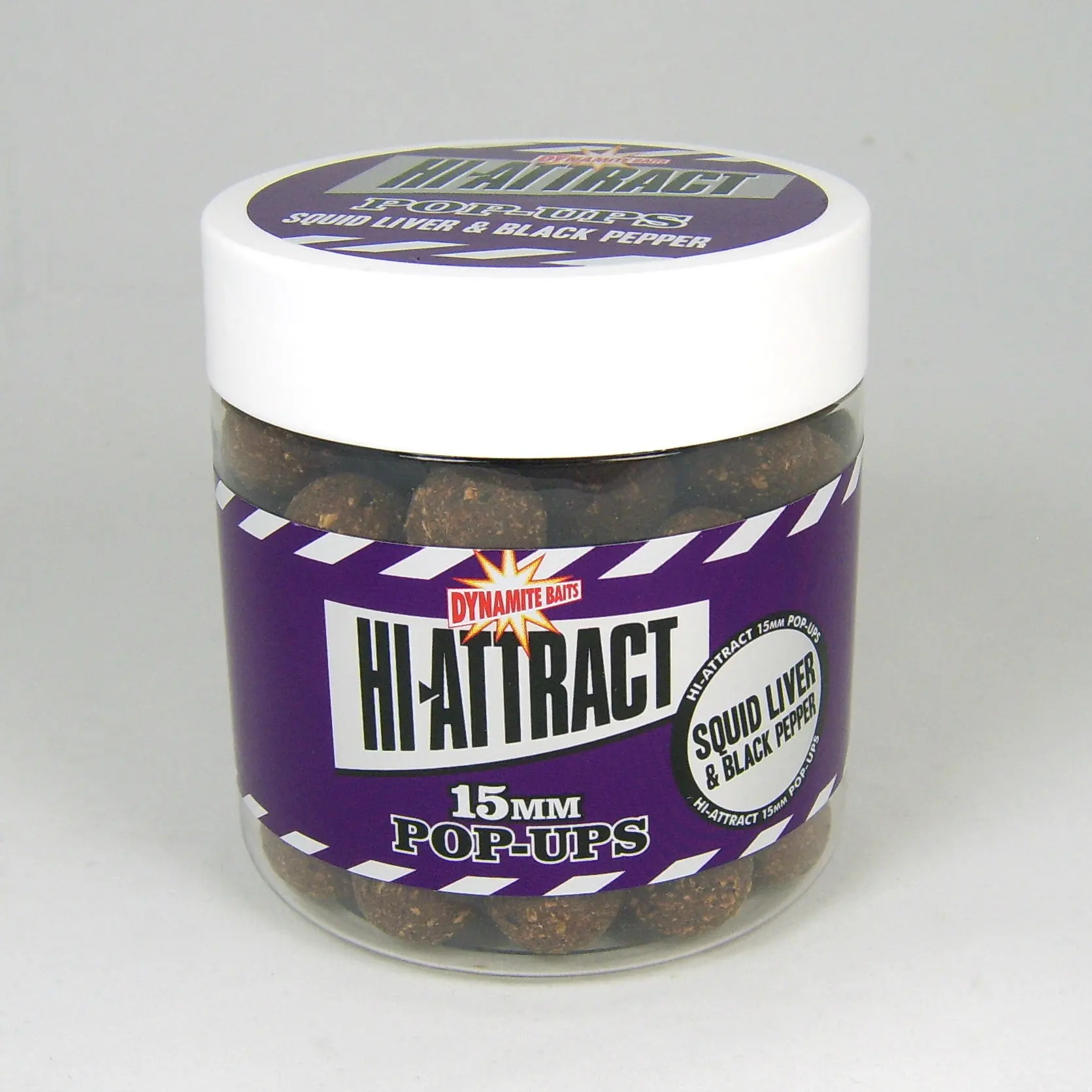 DynamiteBaits Pop-Ups Squid Liver & Black Pepper mărimea 15 mm