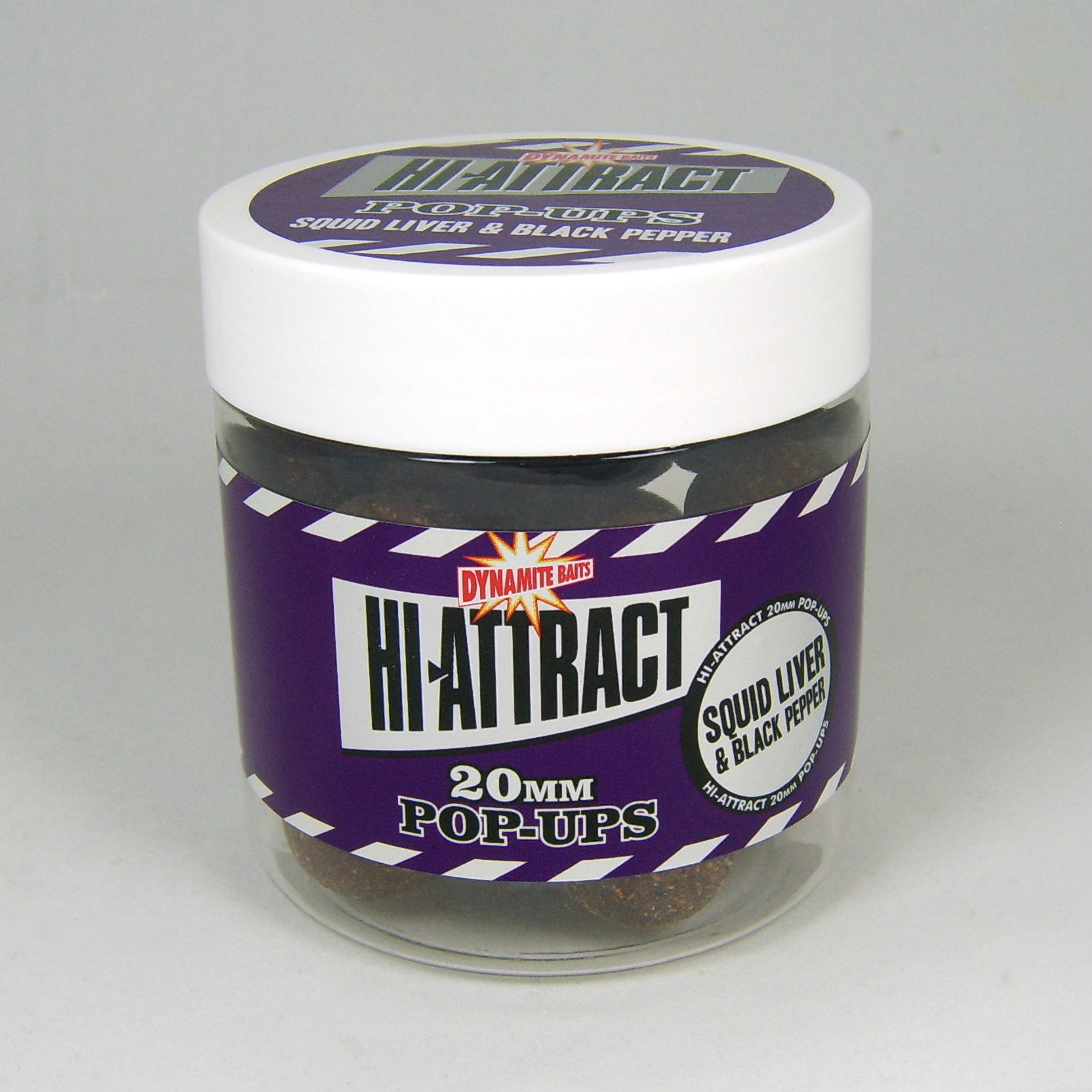 DynamiteBaits Pop-Ups Squid Liver & Black Pepper tamaño 20 mm