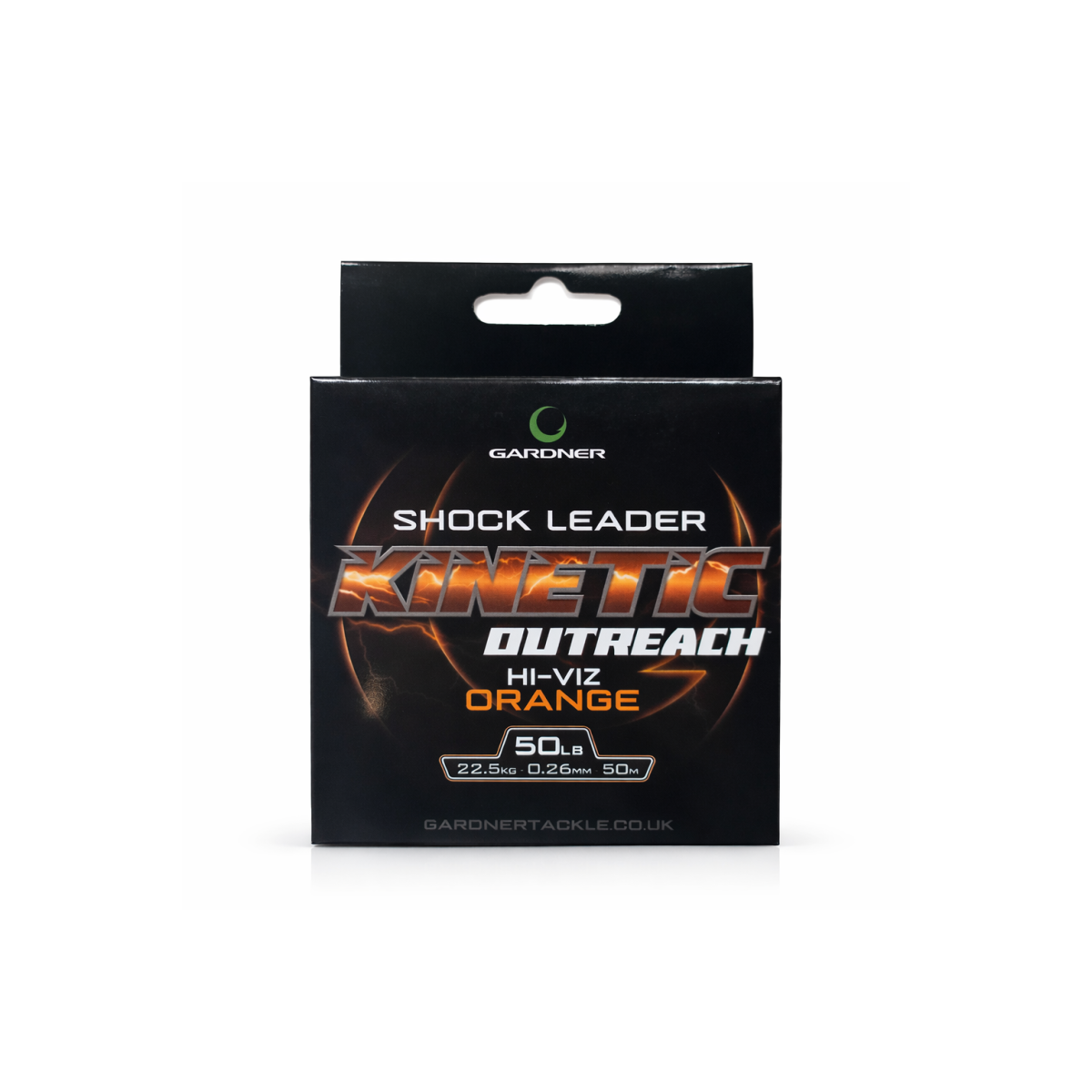 Gardner Kinetic Outreach Shock Leader Orangemodel 50 lb (0,26mm) - MPN: XKOSO - EAN: 5060573465922