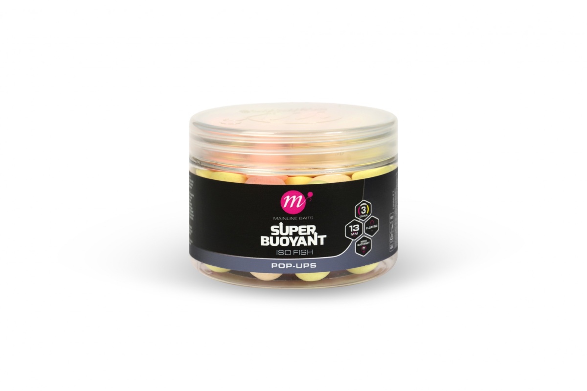 Mainline ISO Fish Super Buoyant Pop-Ups - Mixvelikost 13mm - MPN: M21113