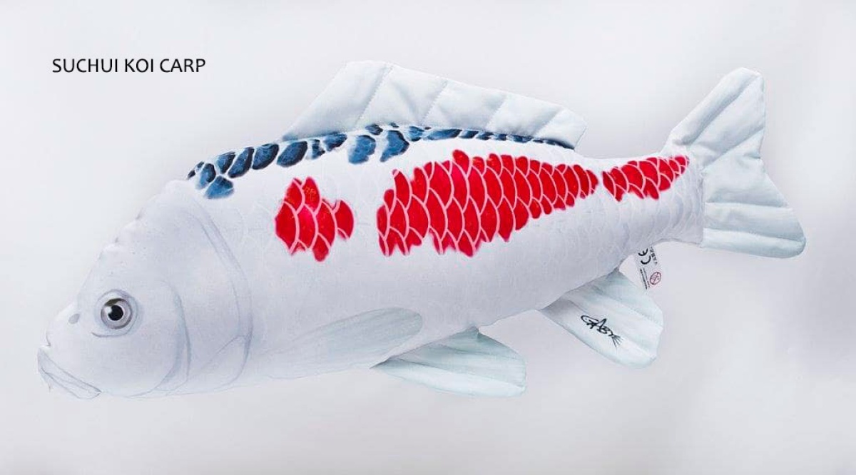 GABY - Carpa de peluche Suchui Koi (60 cm)longitud 60 cm - EAN: 200000101770