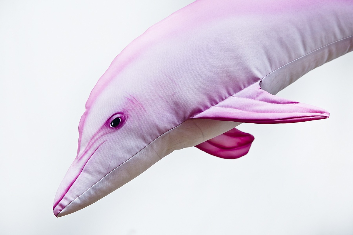 GABY - Delfín de Peluche Rosa (55 cm)longitud 55 cm - MPN: GP-175723 - EAN: 5905279175723