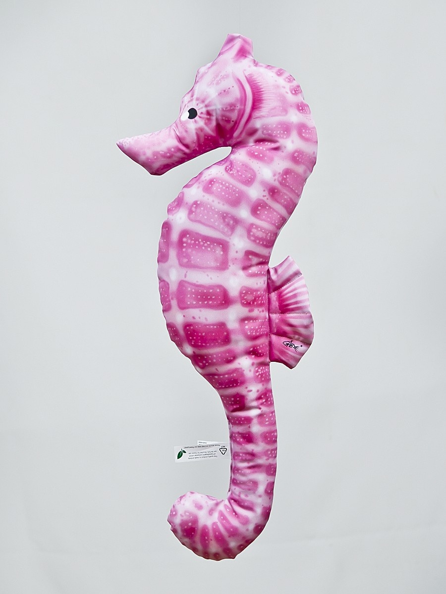 GABY - Caballito de Mar de Peluche Rosa (40 cm)longitud 40 cm - MPN: GP-780002 - EAN: 5905279780002