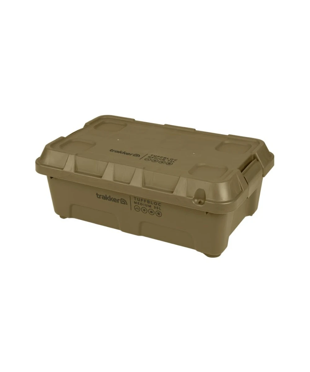 Trakker Tuffbloc Storage Box Mmodelo M (35L) - MPN: 216122 - EAN: 5056618314362