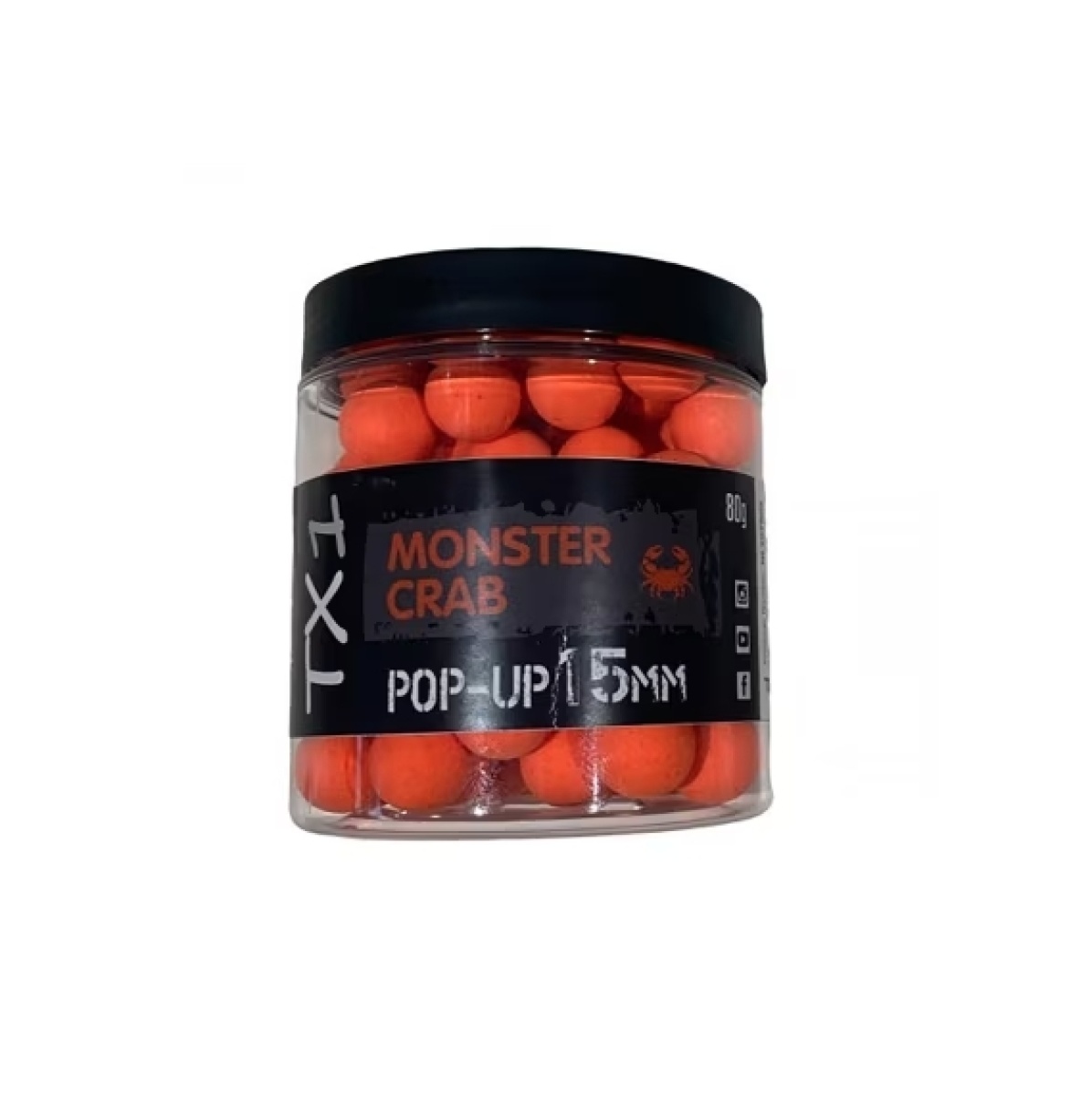 Shimano Tribal TX1 Pop Ups - Monster Crabméret 15mm - MPN: TX1MCPU1580 - EAN: 8717009880725