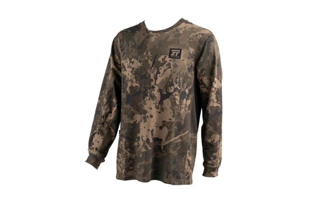 Nash ZT Lite Luxe Long Sleeve T Shirt Camo mărimea M - MPN: C6612