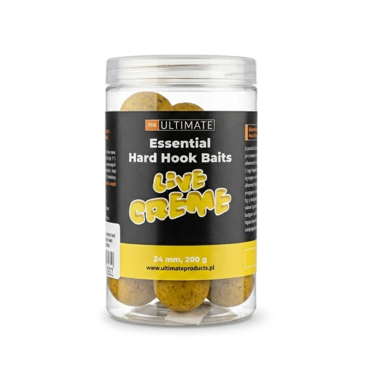 UltimateProducts Essential Hard Hookbaits - Live Crememărimea 24 mm - EAN: 5903855435810