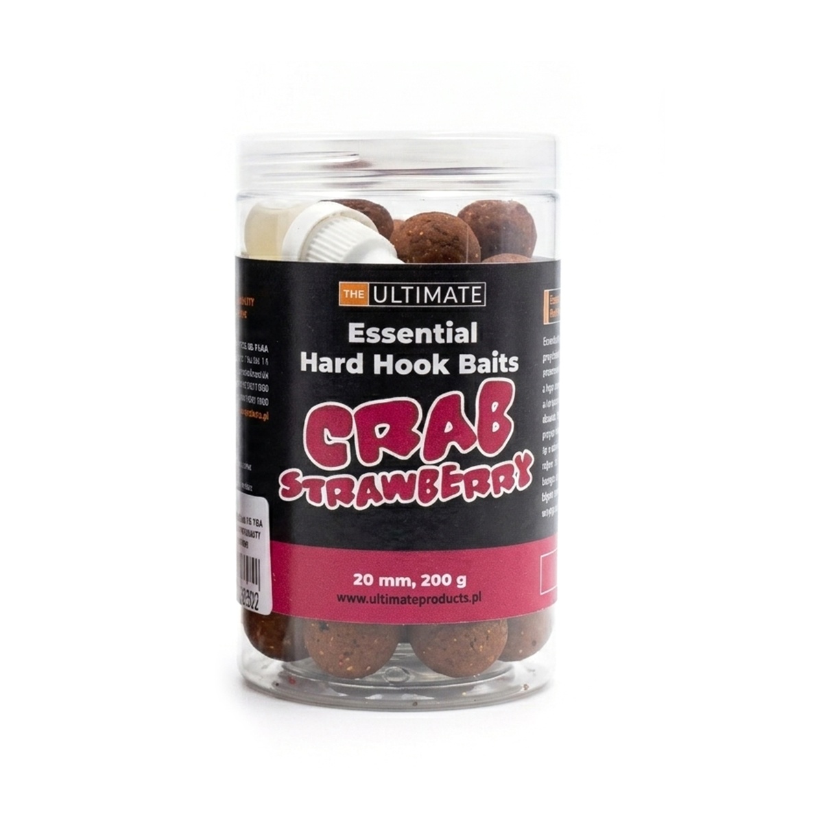 UltimateProducts Essential Hard Hookbaits - Crab Strawberrytamaño 20 mm - EAN: 5903855435902