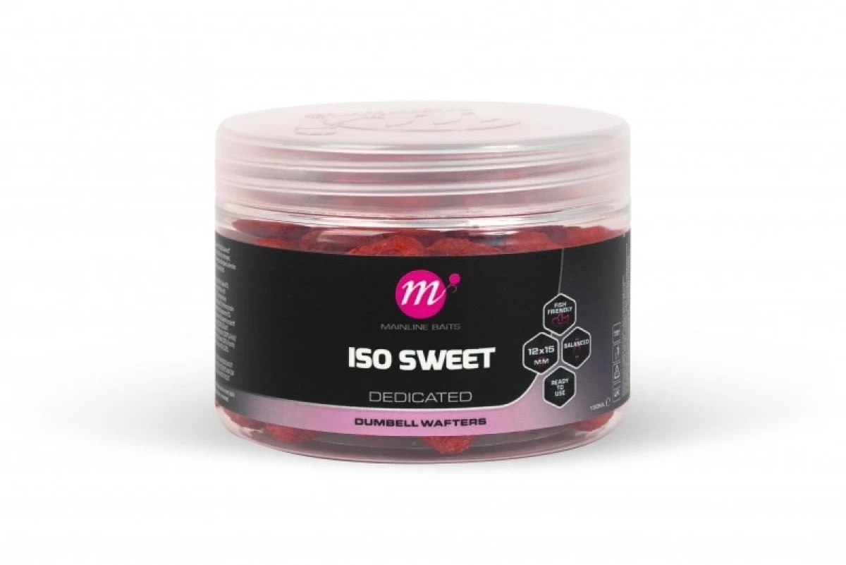 Mainline ISO Sweet Dumbell Wafters size 12x15mm - MPN: M21115 - EAN: 5060509819232