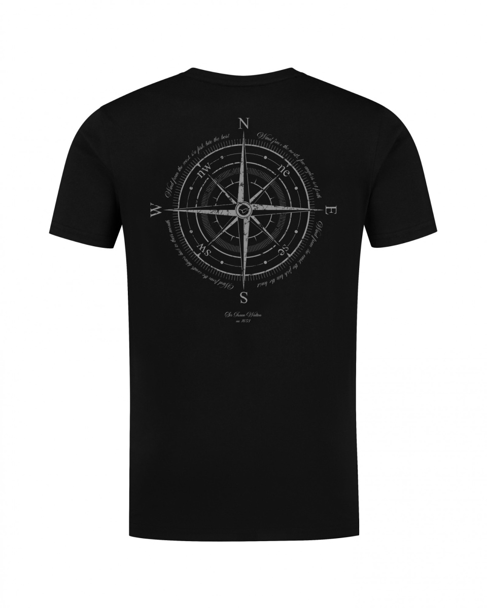 Korda Compass T-Shirt - Black rozmiar S - MPN: KC0266 - EAN: 5056832406034