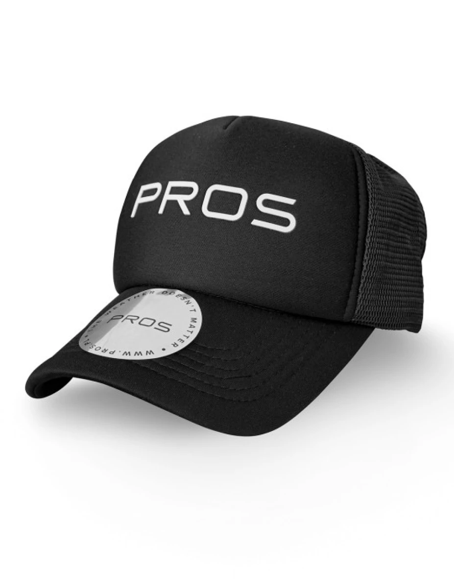 Pros - Gorra con Visera y Malla 800 - Negra - MPN: D-03963 - EAN: 5903320088398