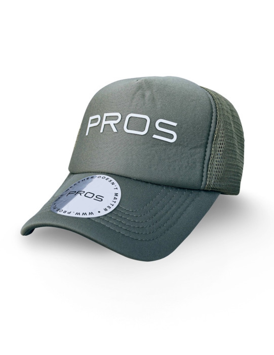 Pros  - Casquette avec Visière et Filet 800 - Verte - MPN: D-03964 - EAN: 5903320088428