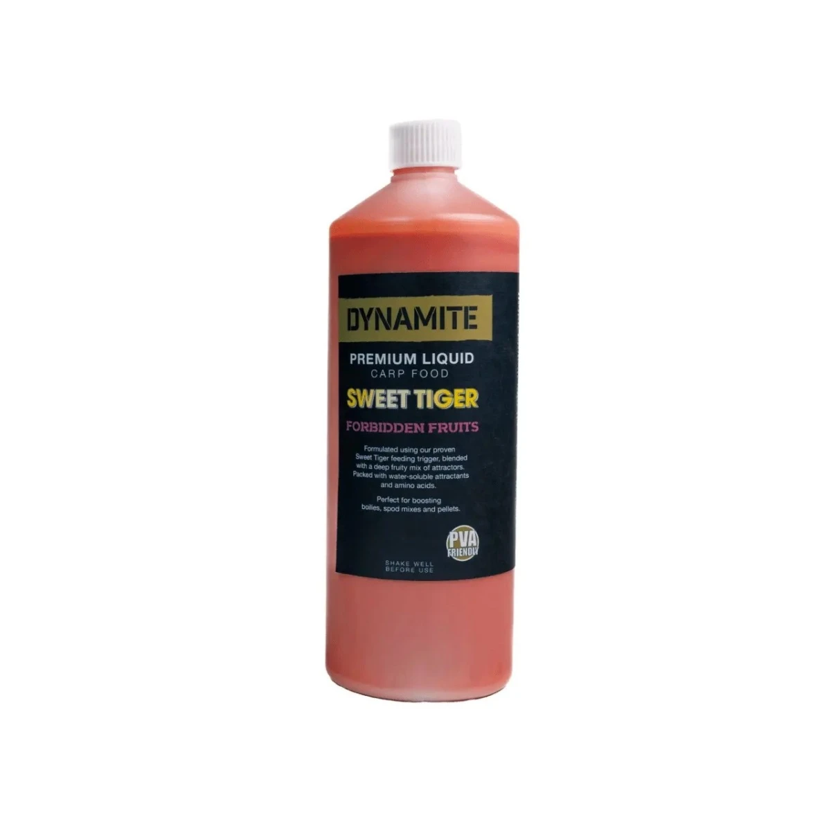 DynamiteBaits Premium Liquid Carp Food - Sweet Tiger Forbidden Fruitsembalaje 1 L - MPN: DY1145 - EAN: 5031745232628