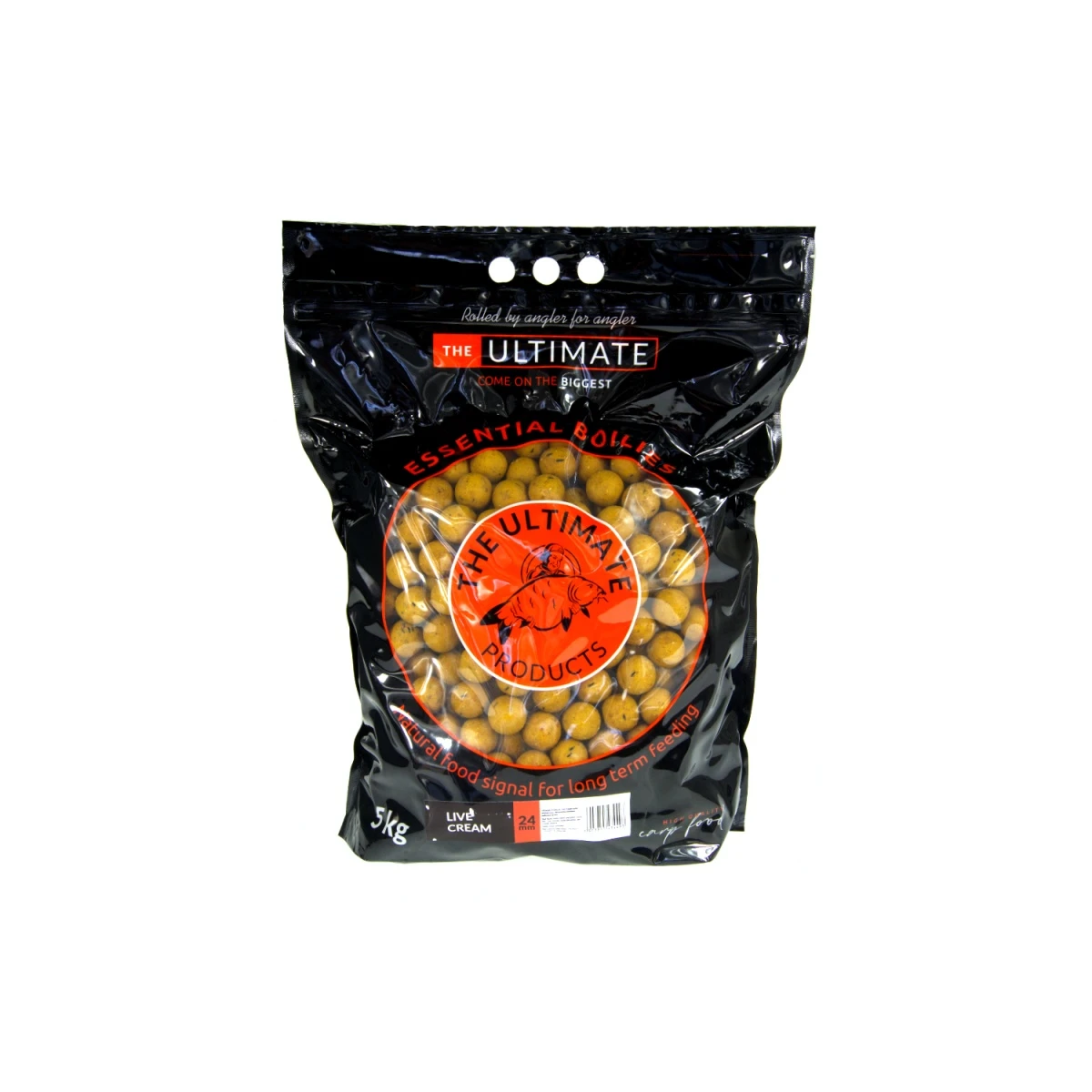 UltimateProducts Essential Boilies - Live Creme - DATA DE EXPIRARE SCURTĂmărimea 24mm / 5kg - EAN: 200000102272