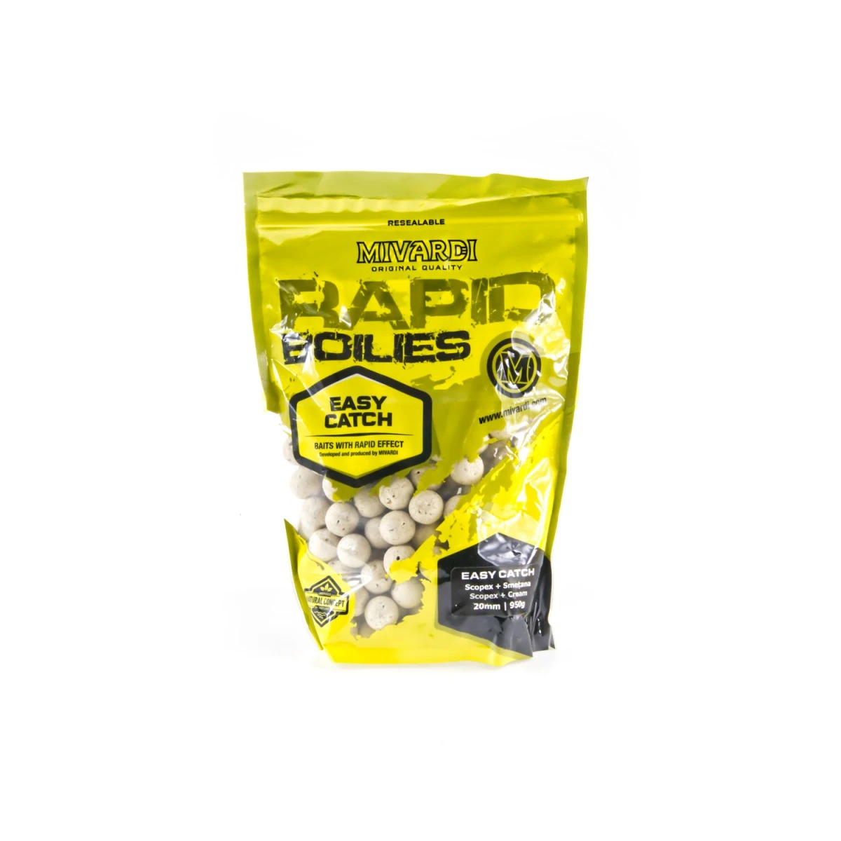 Mivardi Rapid Boilies Easy Catch - Scopex Cream - Date de péremption courtetaille 24mm /950g - EAN: 200000103484