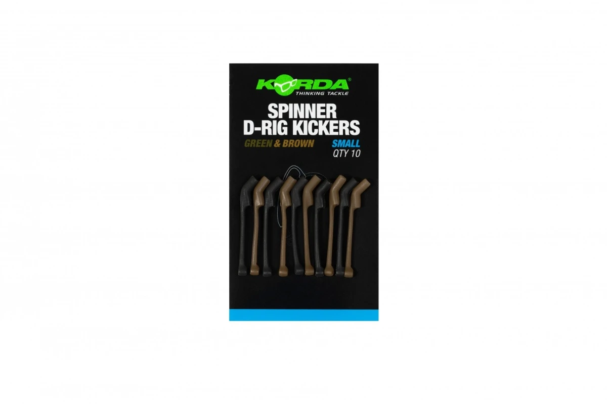 Korda Kickers D-Rig Spinner Green/Brown - Spinner D Rig Kickers Smalldydis Small - MPN: KICK37 - EAN: 5056832407680