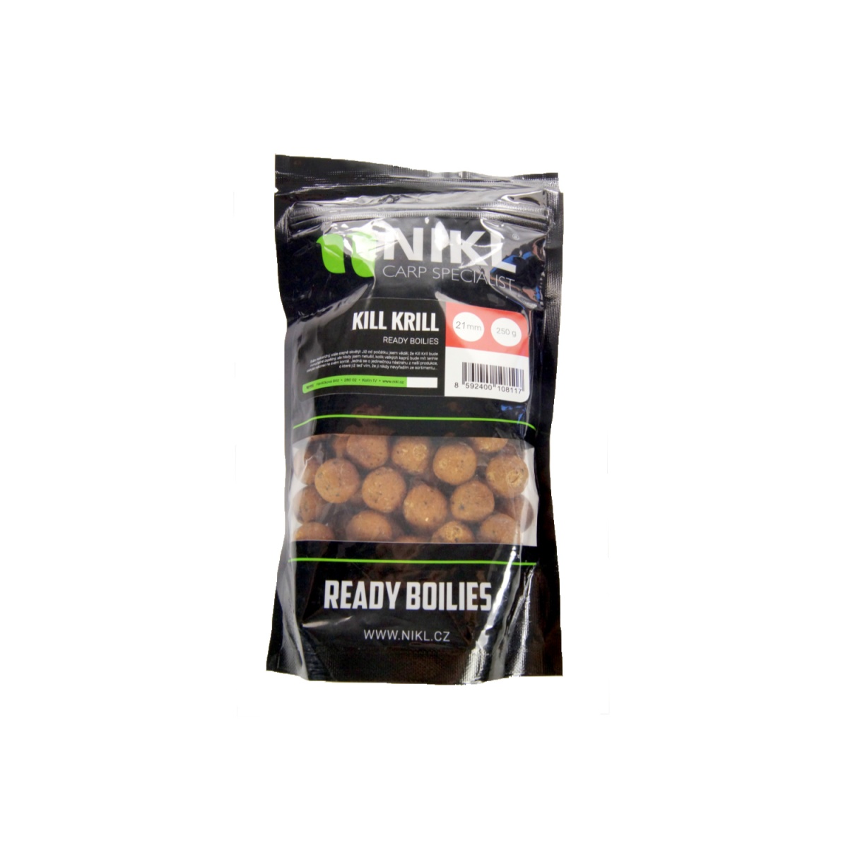 Karel Nikl Ready Boilies - Kill Krill rozmiar 21 mm / 250g - MPN: 2078598 - EAN: 8592400978598