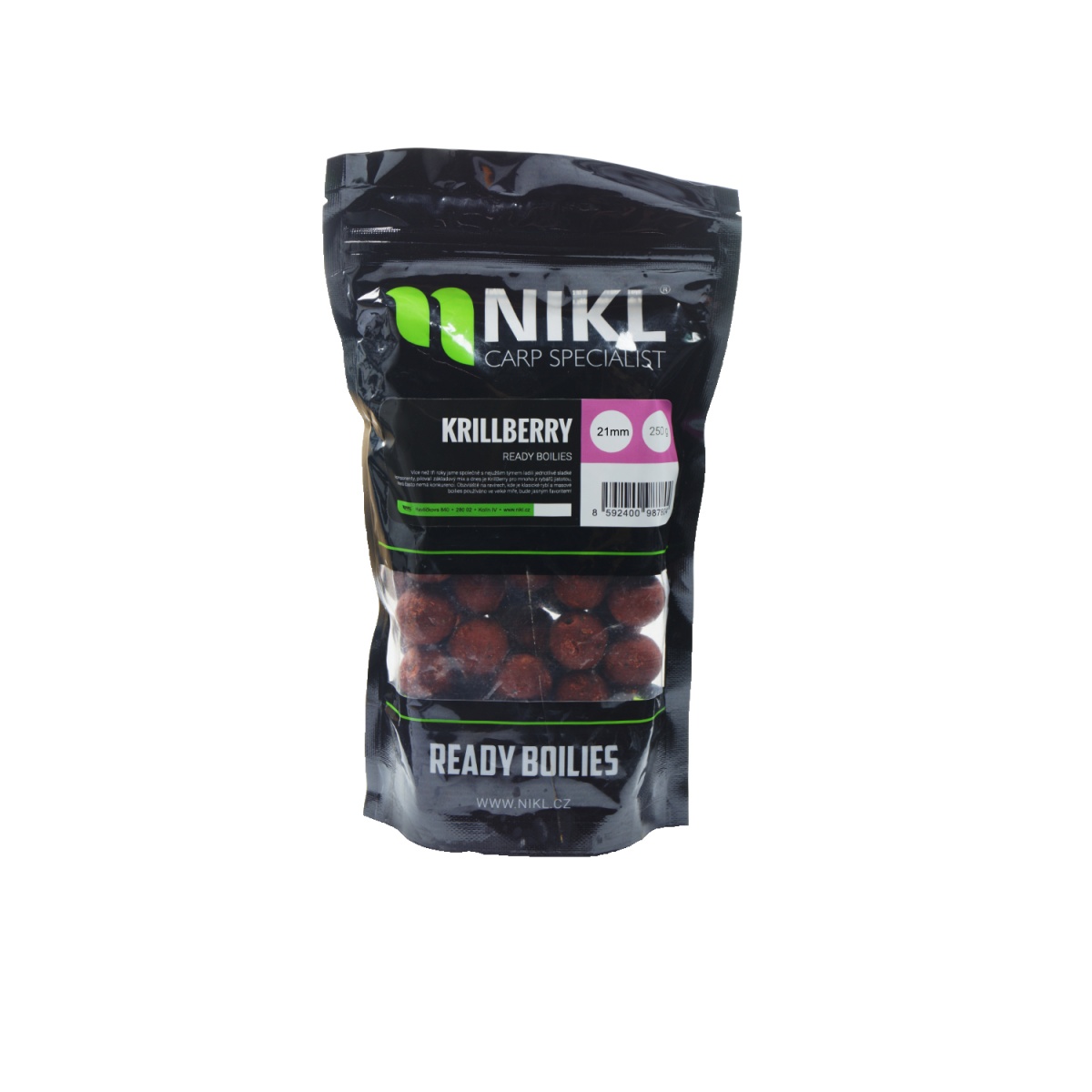 Karel Nikl Ready Boilies - KrillBerryrozmiar 21 mm / 250g - MPN: 2078529 - EAN: 8592400978529