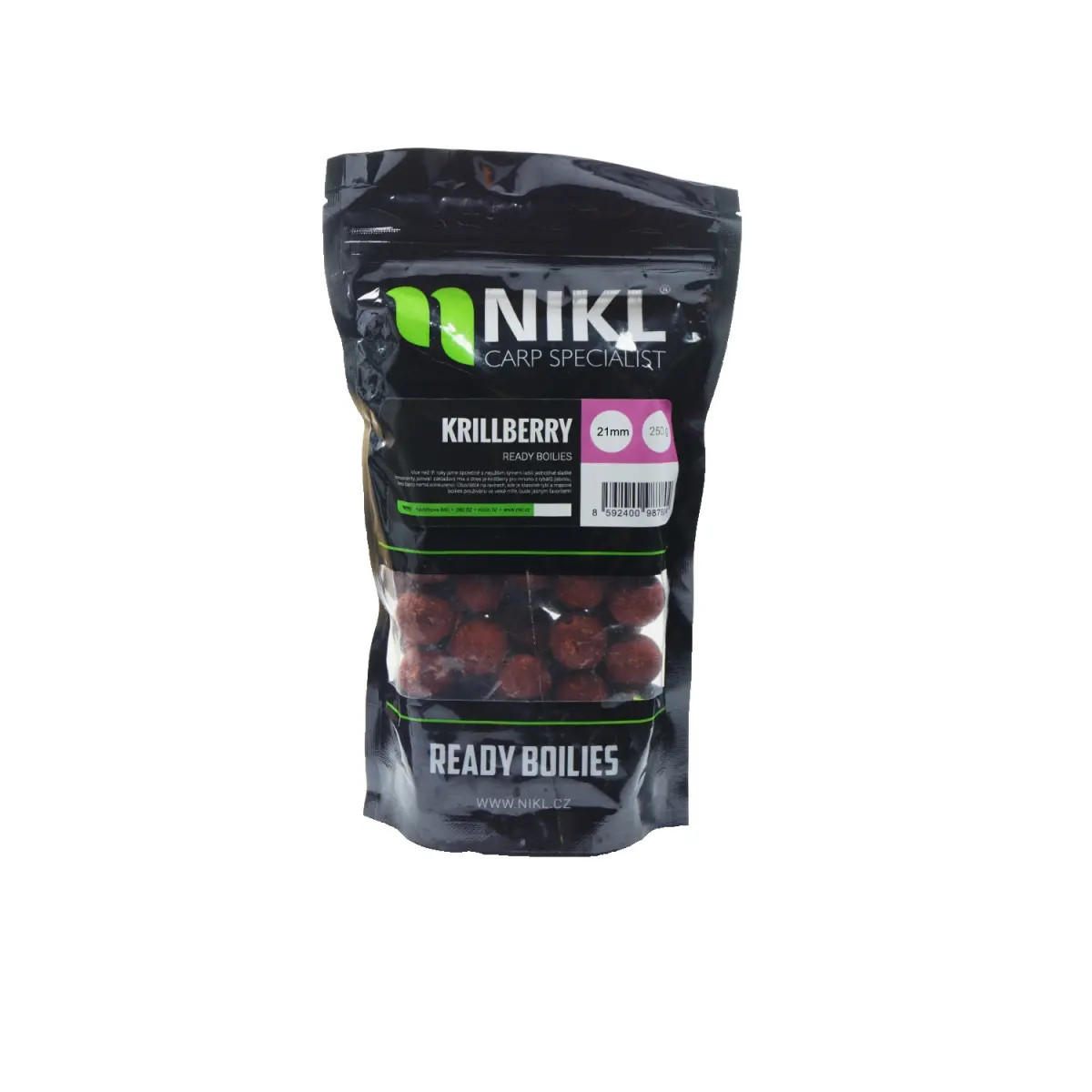 Karel Nikl Ready Boilies - KrillBerrysize 21 mm / 250g - MPN: 2078529 - EAN: 8592400978529
