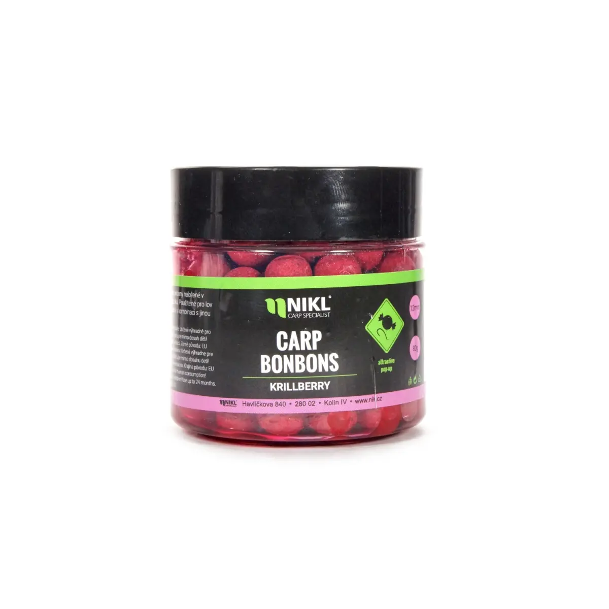 Karel Nikl Carp Bonbons Pop Up - Krill Berrymărimea 12 mm - MPN: 2064457 - EAN: 8592400864457