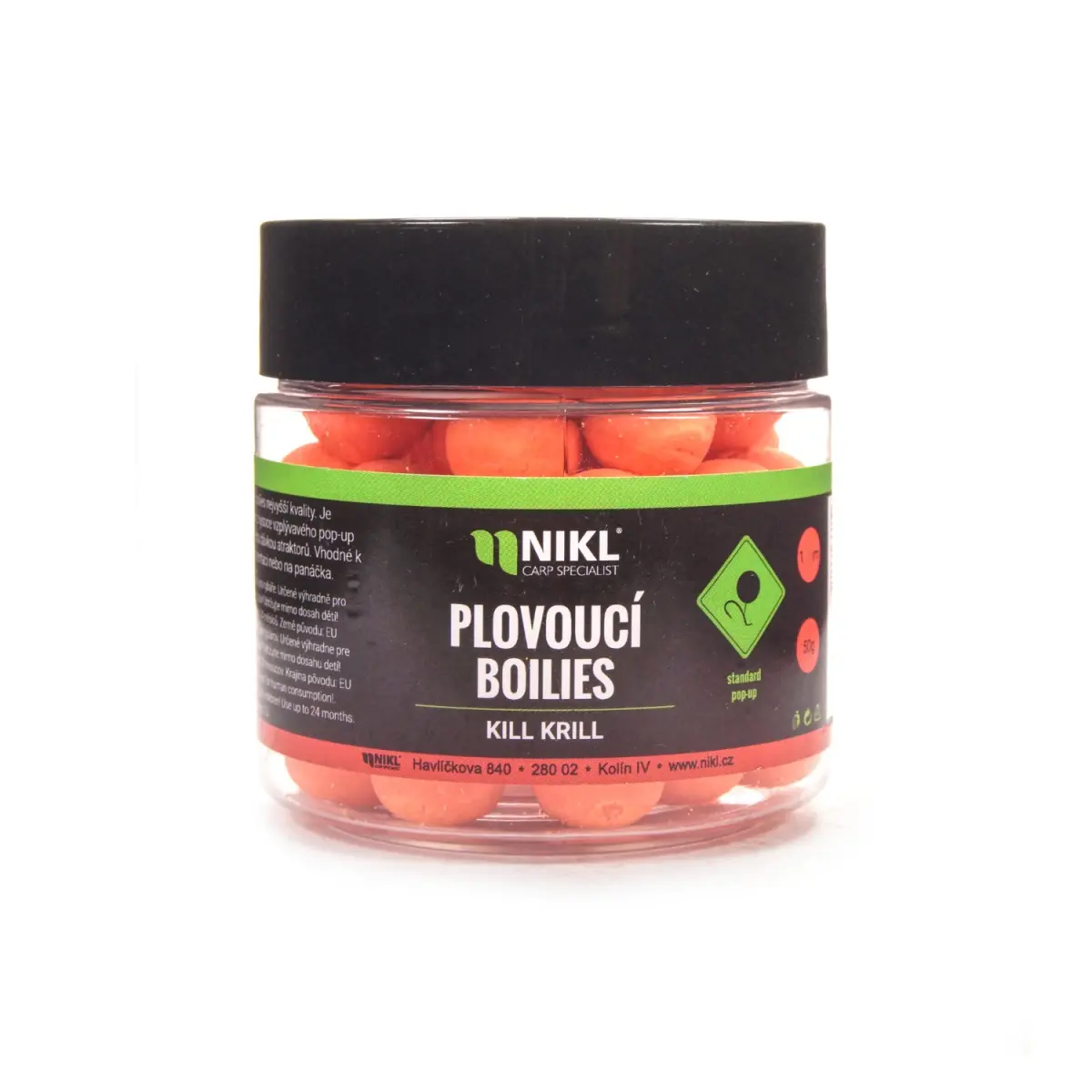 Karel Nikl Pop Up Boilies - Kill Krill mărimea 18 mm / 50g - MPN: 2087668 - EAN: 8592400987668