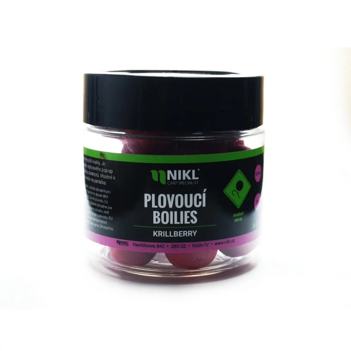 Karel Nikl Pop Up Boilies - KrillBerry mărimea 18 mm / 50g - MPN: 2087361 - EAN: 8592400987361