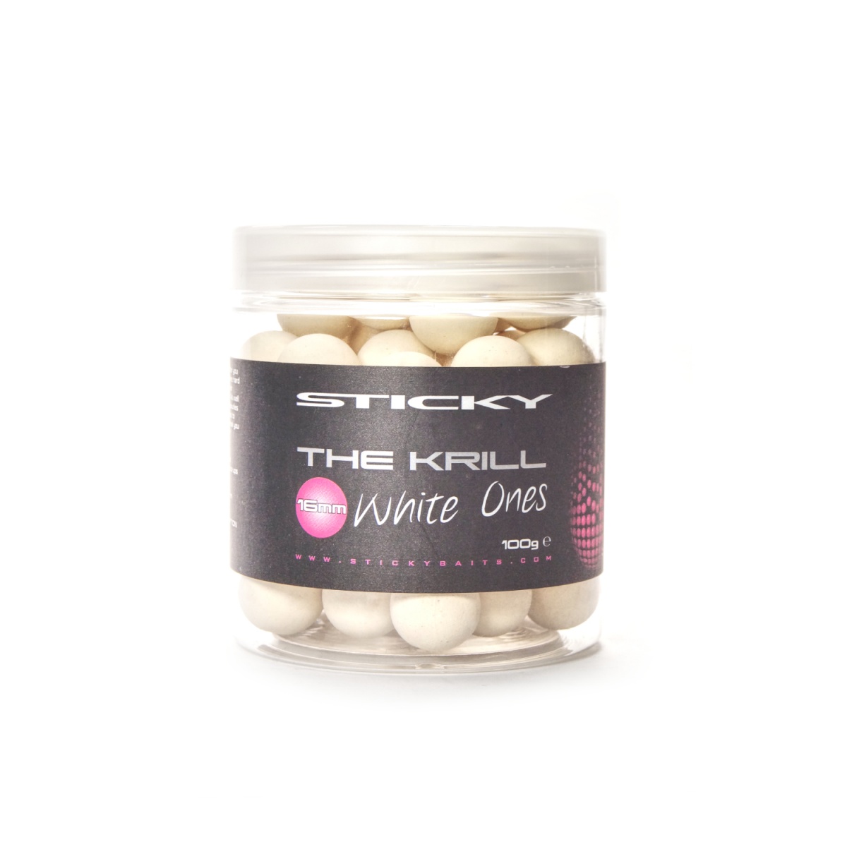 StickyBaits White Ones Pop Ups -The Krill rozmiar 16 mm - MPN: KPW16 - EAN: 5060333110994
