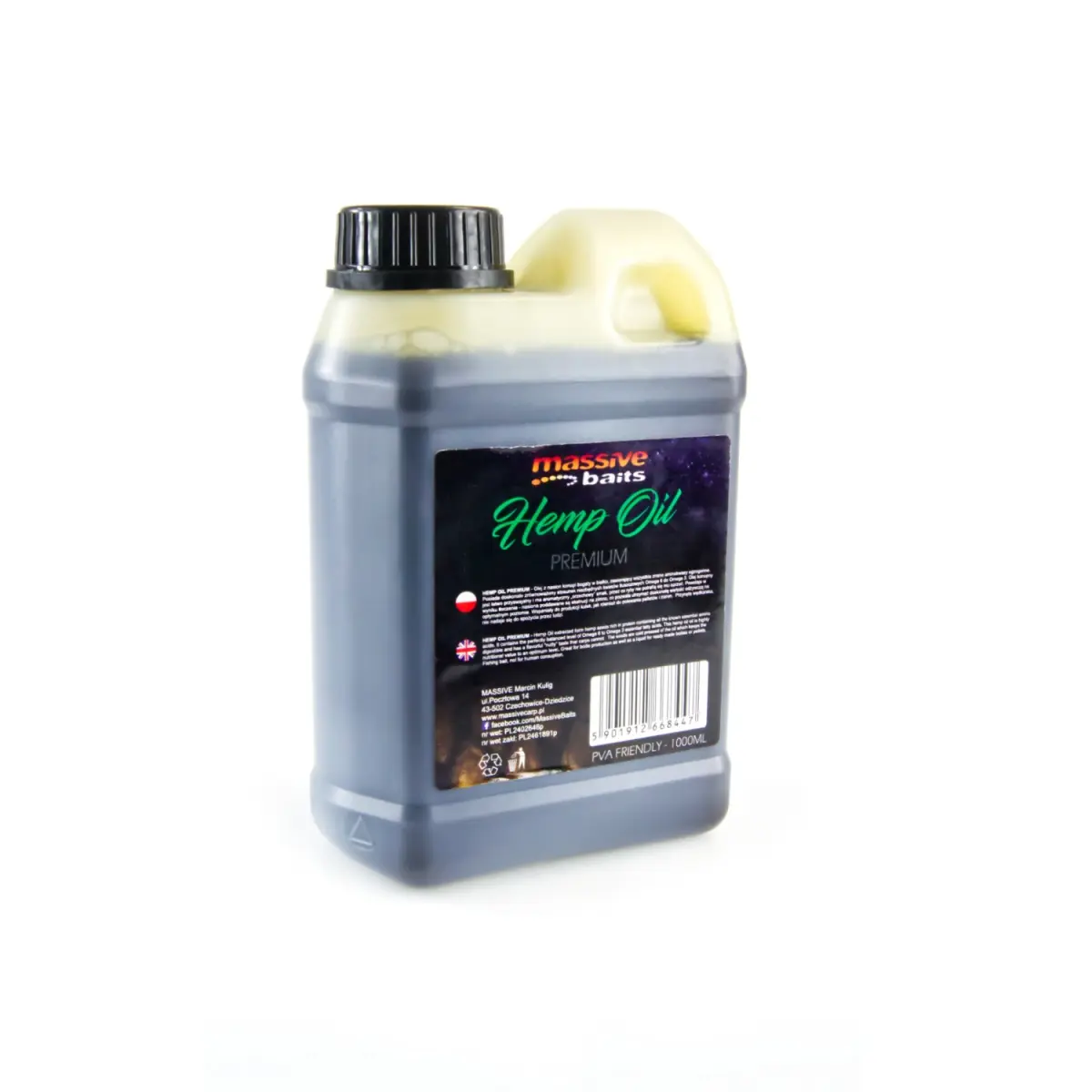 MassiveBaits Hemp Oil Premiumambalaj 1000ml - MPN: LQ016 - EAN: 5901912668447