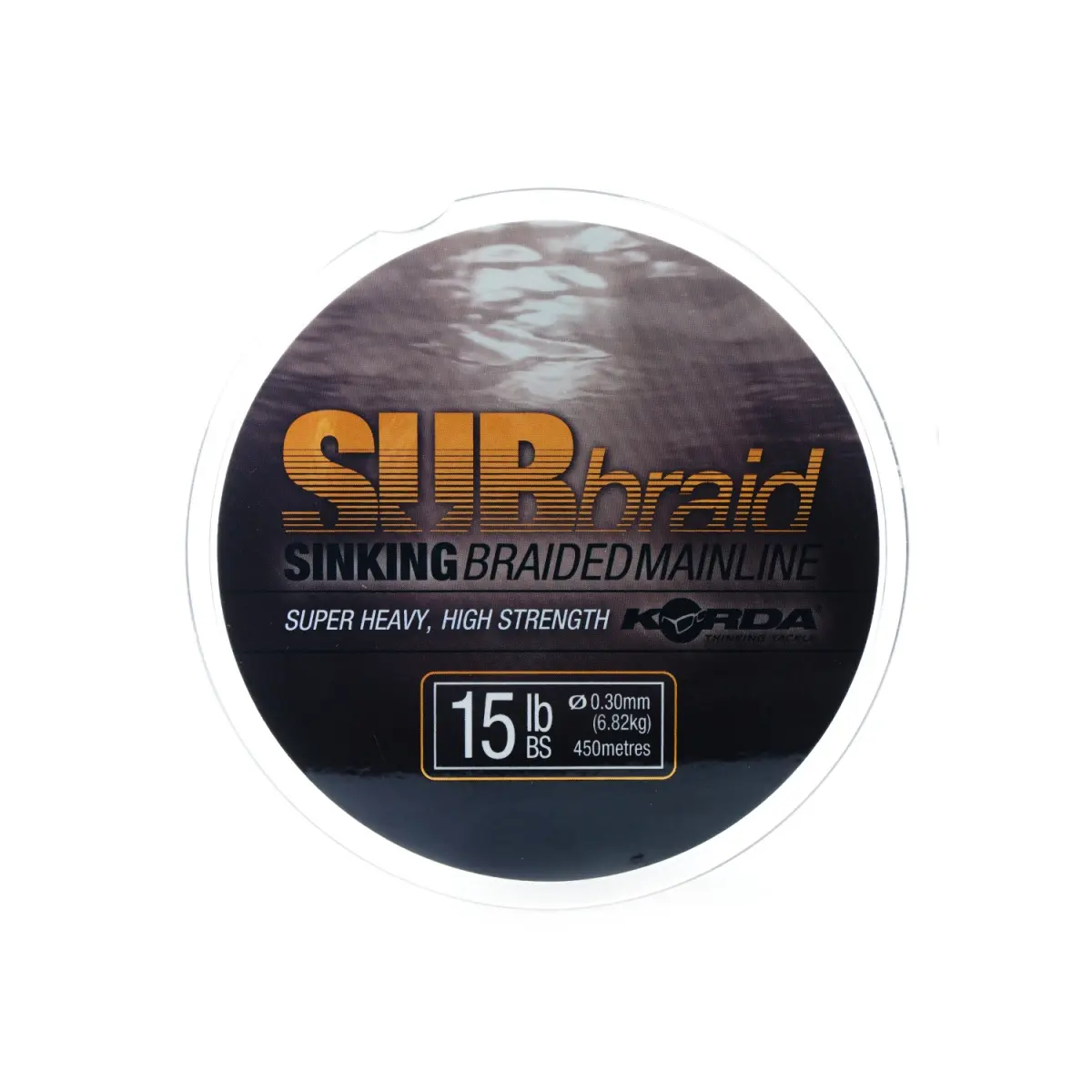 Korda SUBbraid Mainlinemodel 15lb / 450m - MPN: SSB1 - EAN: 5060323808443