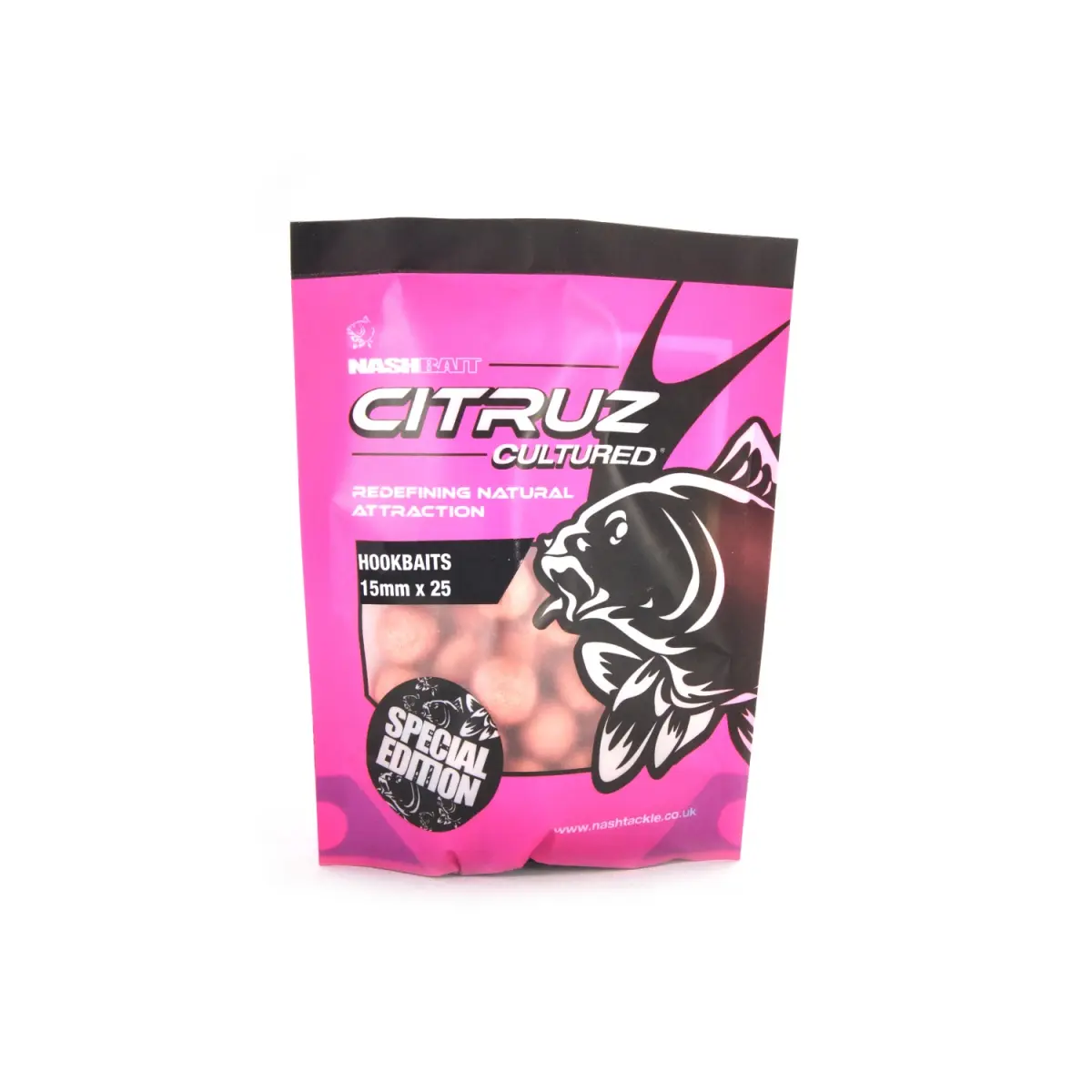 NEW Nash Citruz Cultured Hookbaitsvelikost 15 mm - MPN: B7211 - EAN: 5055108872115
