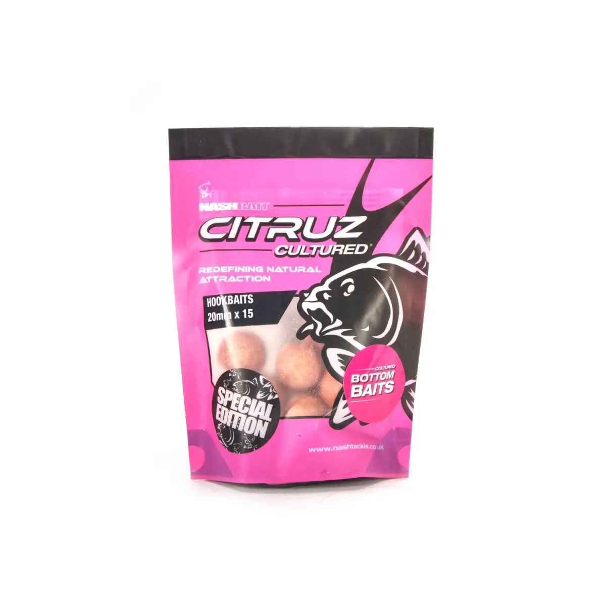 NEW Nash Citruz Cultured Hookbaitsvelikost 20 mm - MPN: B7210 - EAN: 5055108872108
