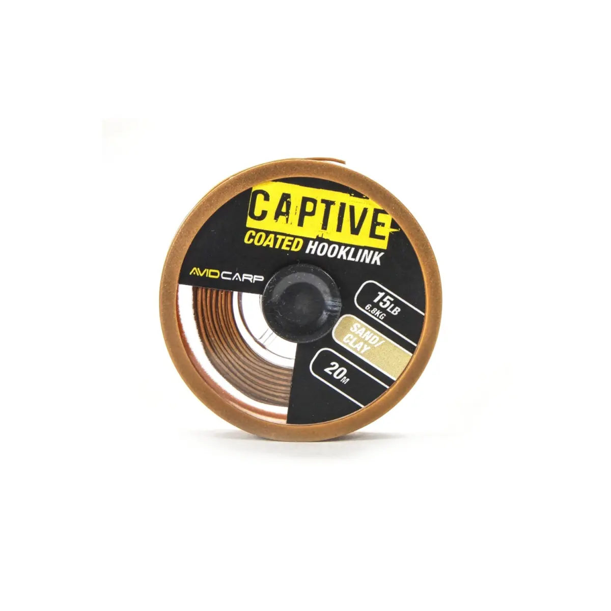 Avid Carp Captive Coated Hooklinkрозмір 15lb піщано-глинистий - MPN: AVCCH/SC15 - EAN: 5055977402017