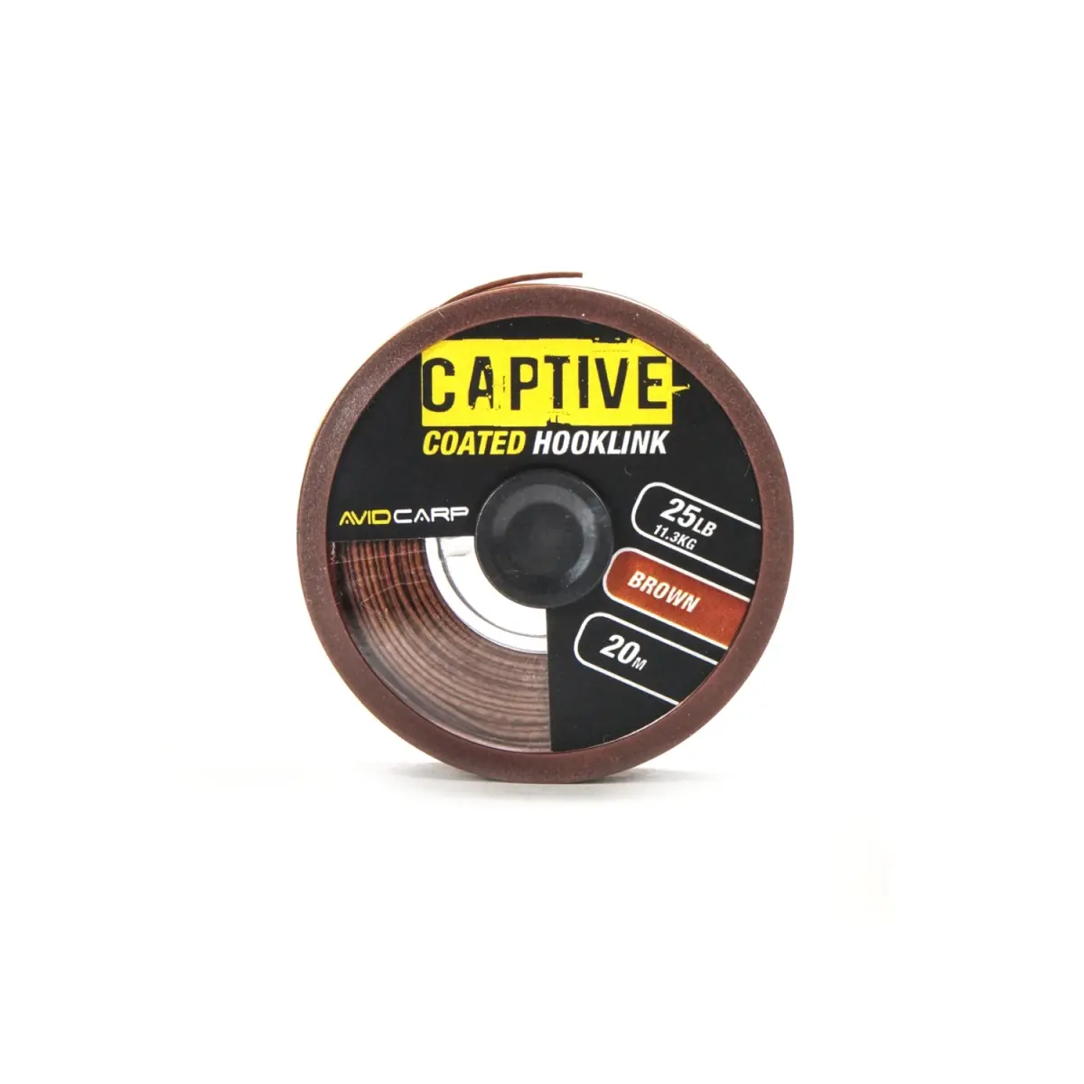 Avid Carp Captive Coated Hooklinkрозмір 25 фунтів коричневий - MPN: AVCCH/B25 - EAN: 5055977401997