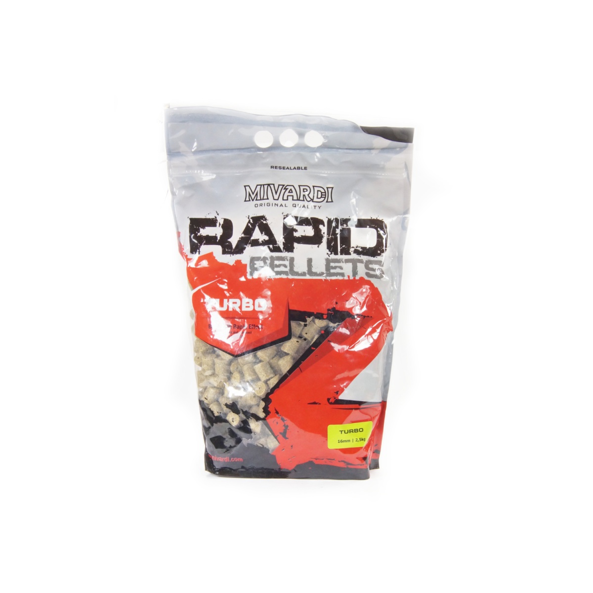 Mivardi Rapid Pellets - Turborozmiar 16mm / 2,5kg - MPN: M-RAPETRA2516 - EAN: 8595712420762