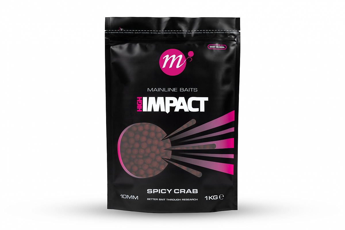 Mainline High Impact Boilies - Spicy Crab rozmiar 10 mm - 1 kg - MPN: M23136 - EAN: 5060509818181