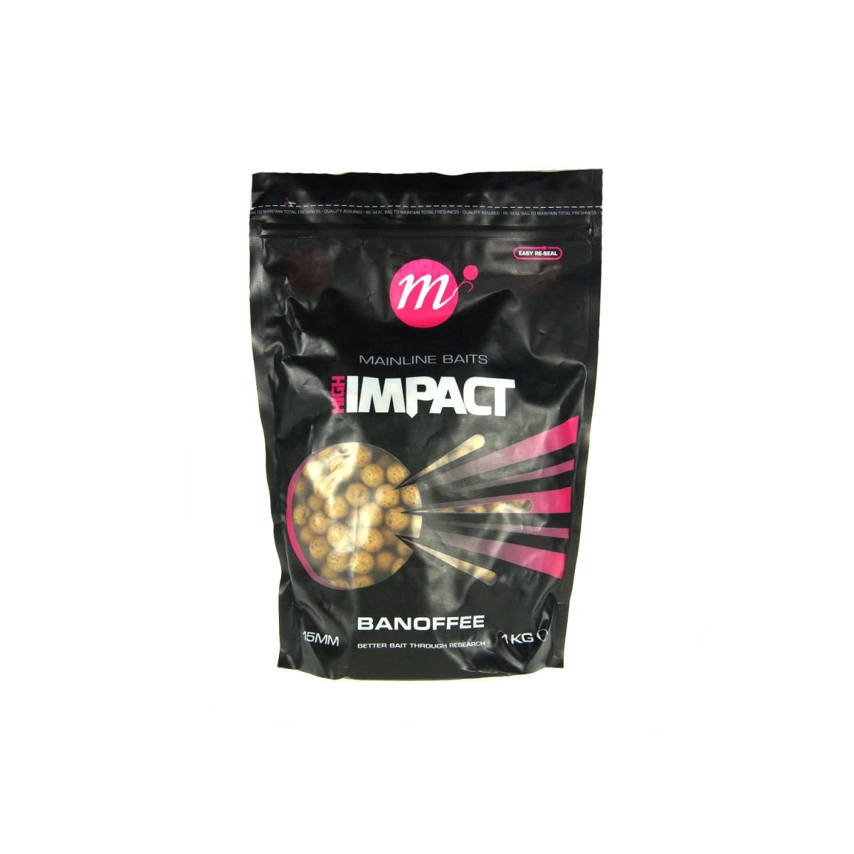 Mainline High Impact Boilies - Banoffeerozmiar 15 mm - 1 kg - MPN: M23141 - EAN: 5060509818235