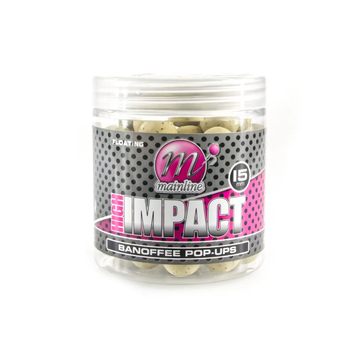 Mainline High Impact Pop Up Boilies - Banoffeemărimea 15 mm - MPN: M23022 - EAN: 5060509810420