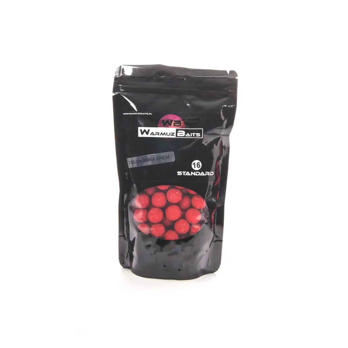 WarmuzBaits - Bile de nadă Căpșuni Cremămărimea 16 mm / 250g - MPN: 66686 - EAN: 5905279196810